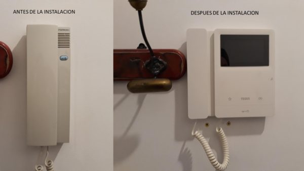 Sustitución de la Placa de Portero Automático y Telefonillos, por  Videoportero y Monitores en la Comunidad - GRUPO NEUTRO