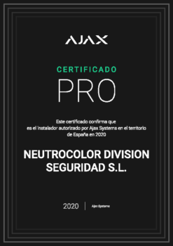 Instalador AUTORIZADO Tecnología AJAX